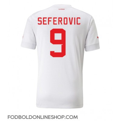 Schweiz Haris Seferovic #9 Udebanetrøje VM 2022 Kortærmet